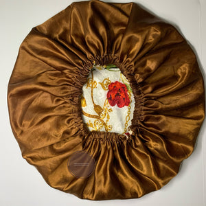 Silk Bonnet - Rose Pattern