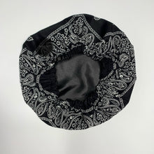 Load image into Gallery viewer, Bandana Bonnet - Black
