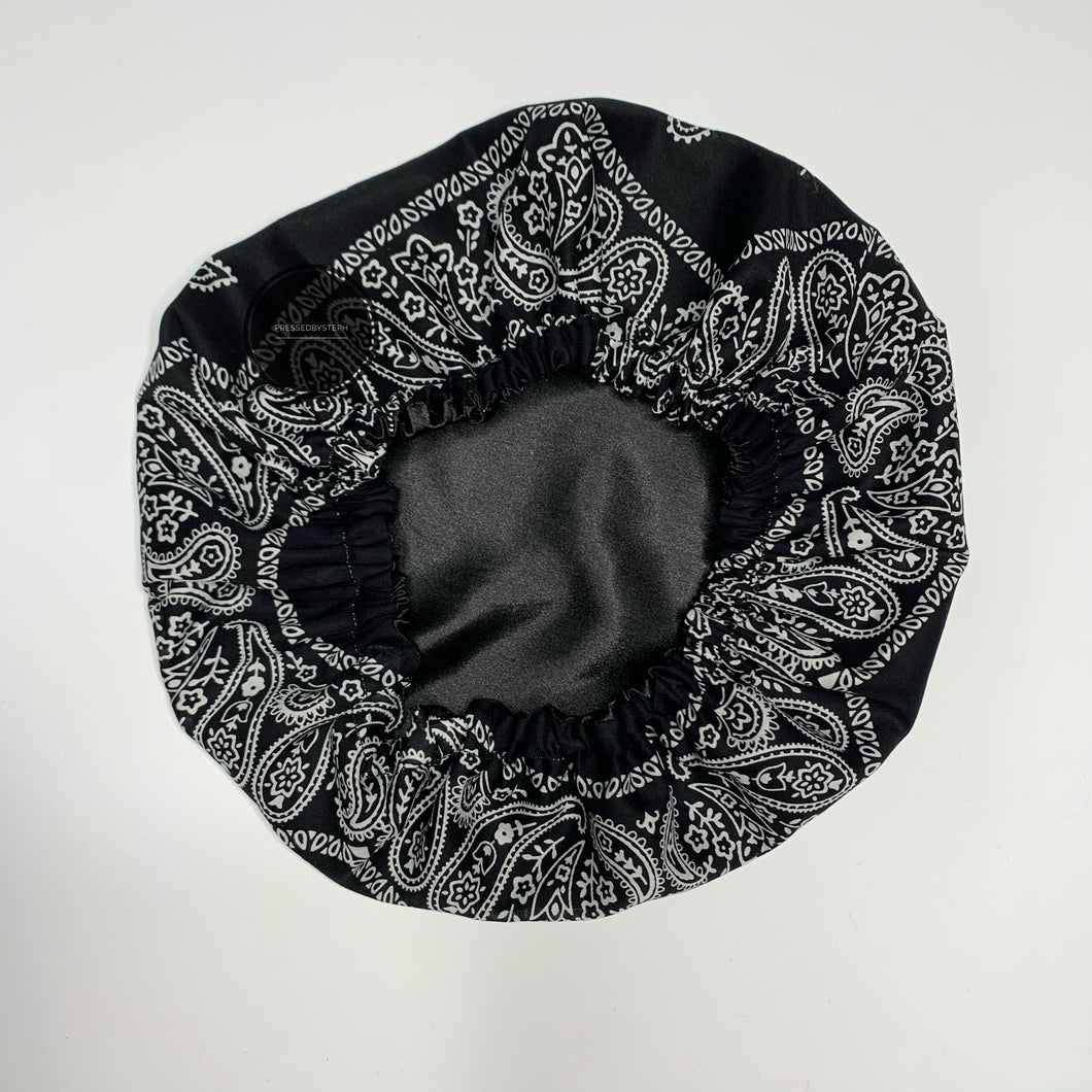 Bandana Bonnet - Black