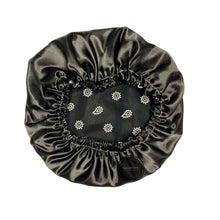 Load image into Gallery viewer, Bandana Bonnet - Black
